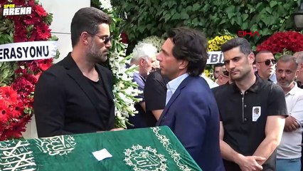 Volkan Demirel babasını gözyaşlarıyla son yolculuğuna uğurladı