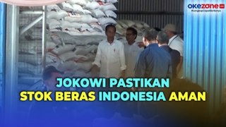 Jokowi Sidak Gudang Bulog di Palangka Raya, Pastikan Stok Beras Aman