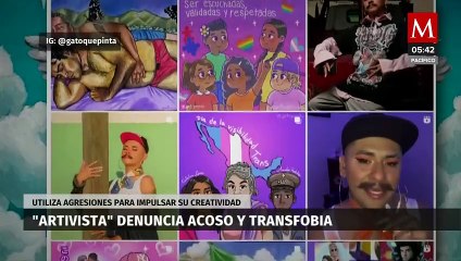 A través de su arte, 'Gato que pinta' busca visibilizar el abanico de la comunidad LGBTIQ+
