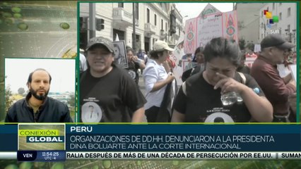 ¡Justicia para Perú! Denuncian a Boluarte ante la CPI por asesinato