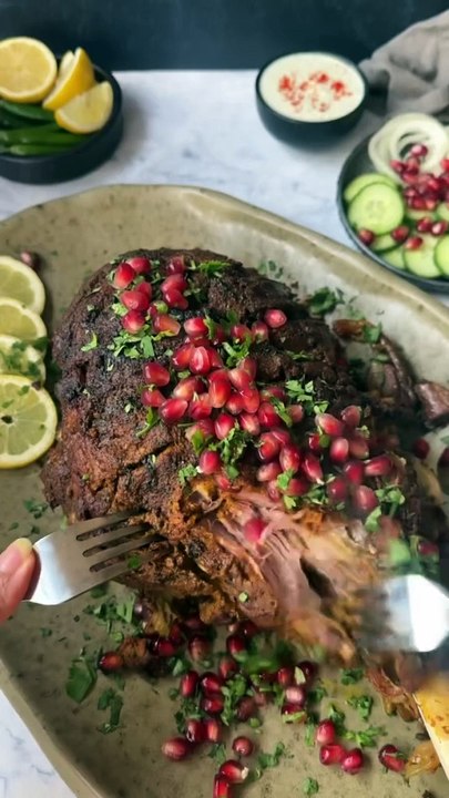 Slow Roasted Lamb leg