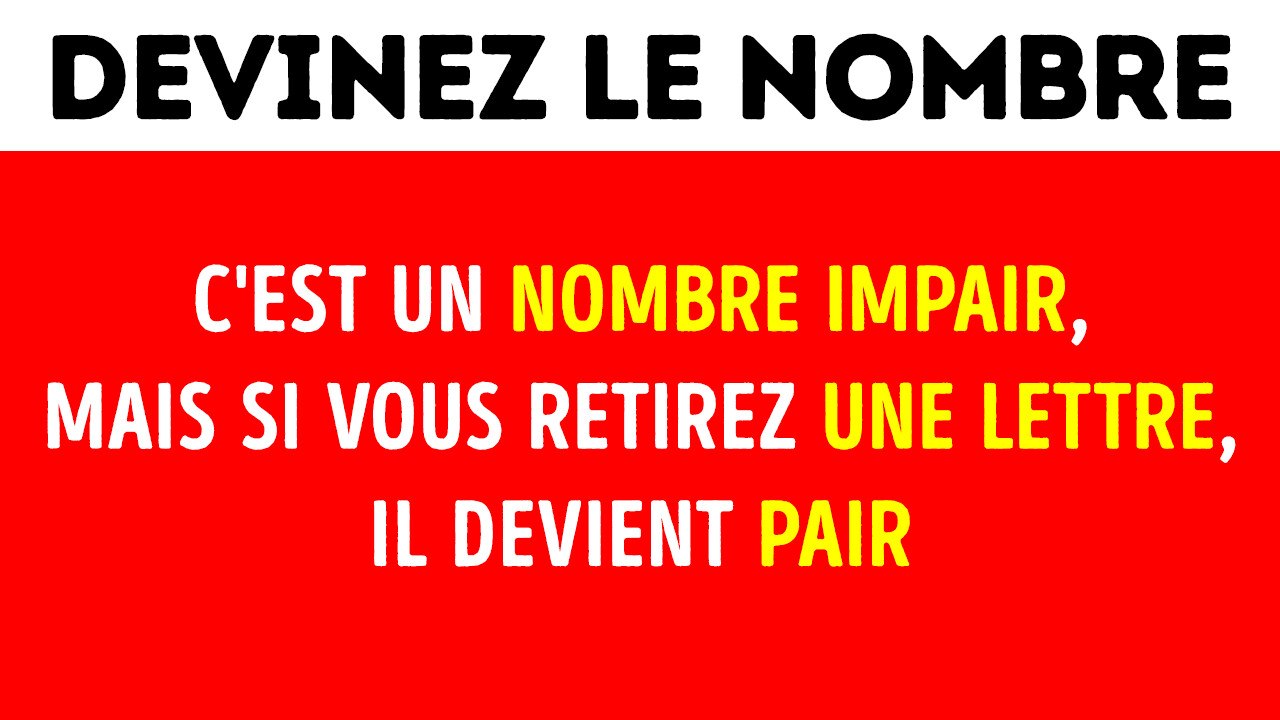 Ces Énigmes Mathématiques Vous Feront Perdre La Tête