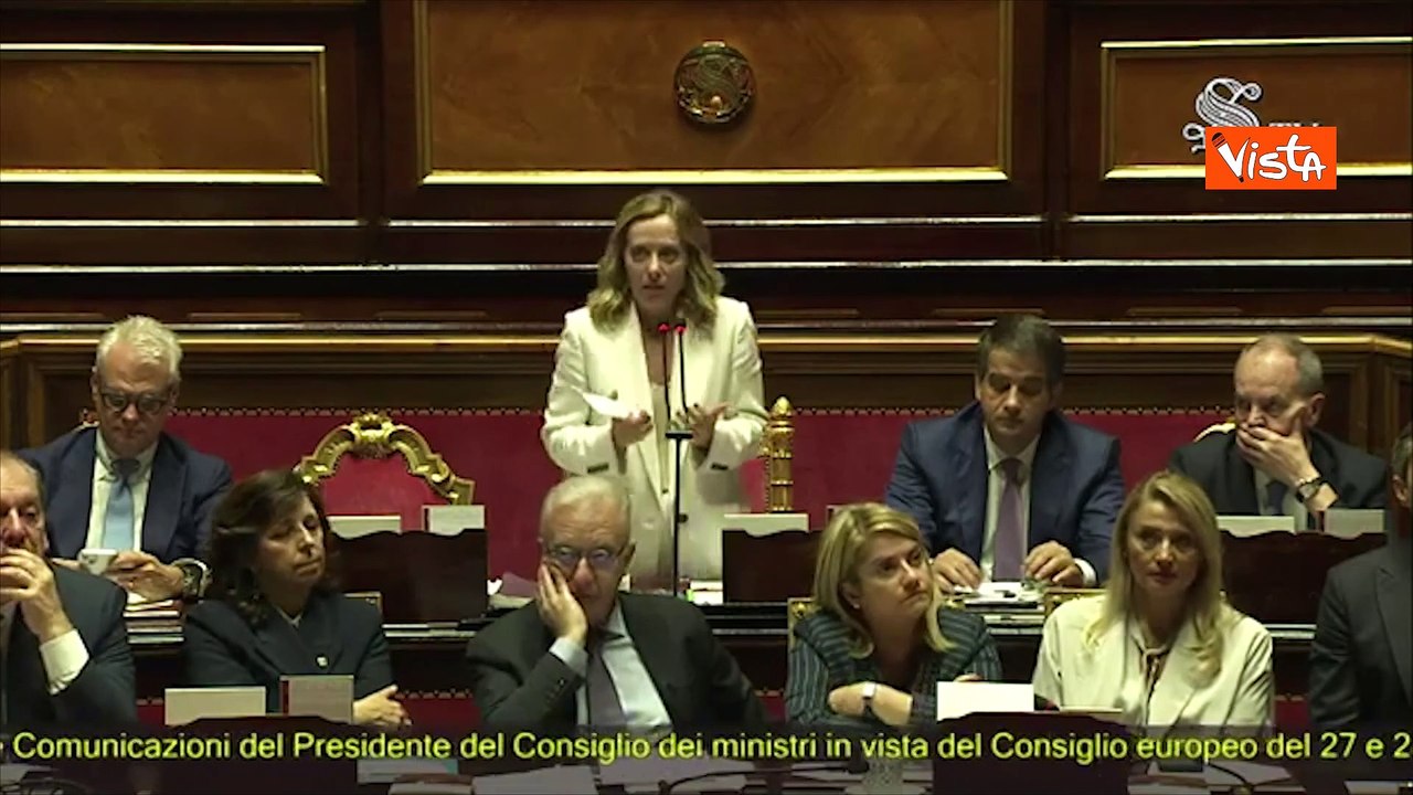 Meloni: "Europa si ? illusa che la pace fosse qualcosa che si poteva dare per scontato"