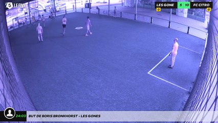 But de Boris Bronkhorst - LES GONES