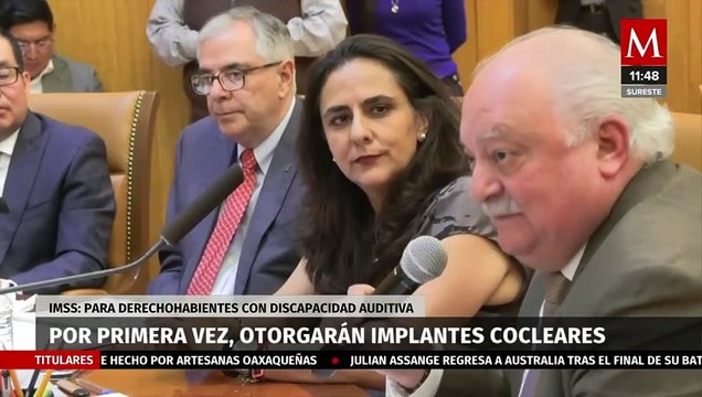 IMSS otorgará implantes cocleares a derechohabientes con discapacidad auditiva