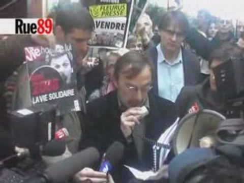 Grève au journal LeMonde