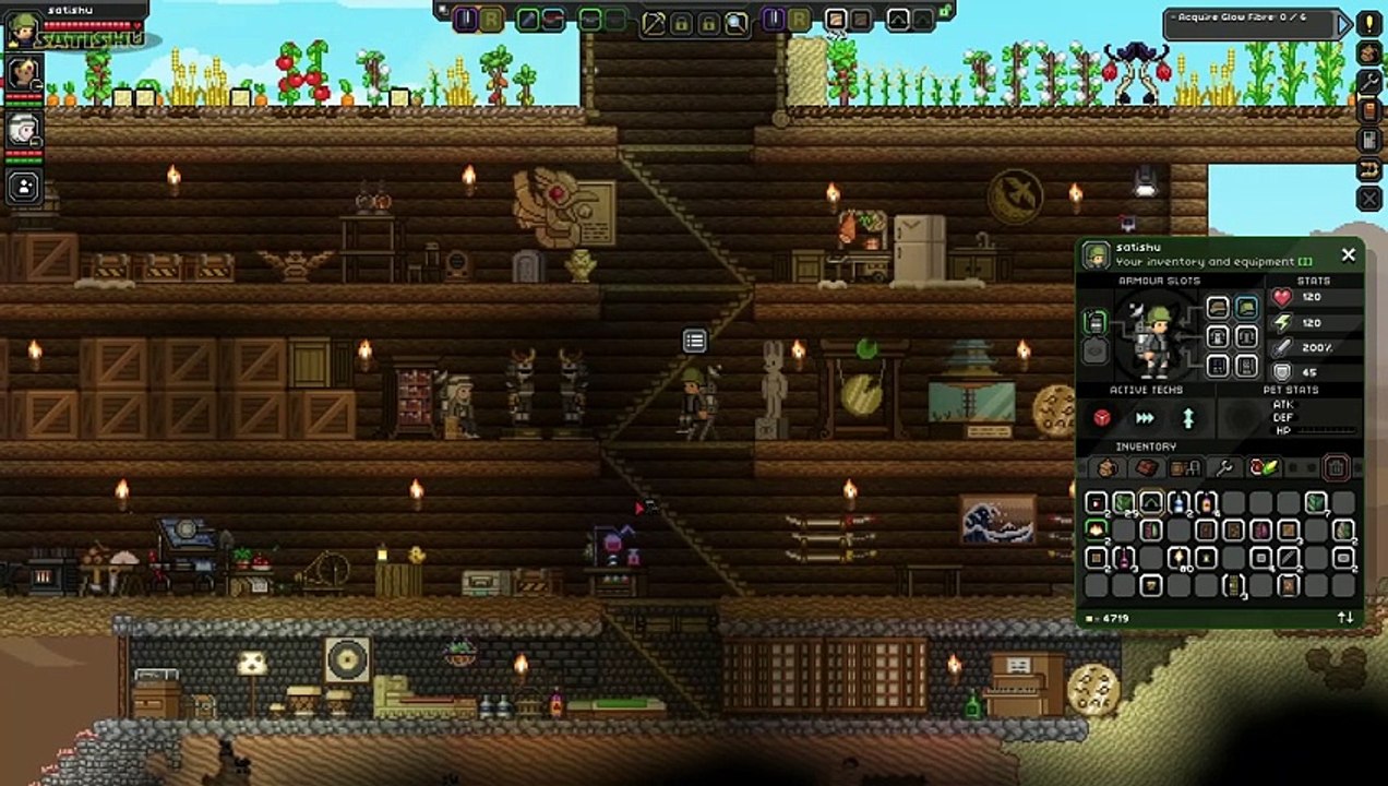 All den Loot in der Hütte aufbauen. | Starbound | Ep. 29