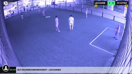 But de Boris Bronkhorst - LES GONES