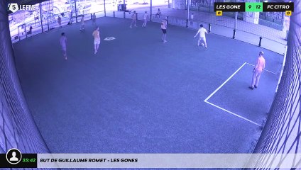 But de Guillaume Romet - LES GONES