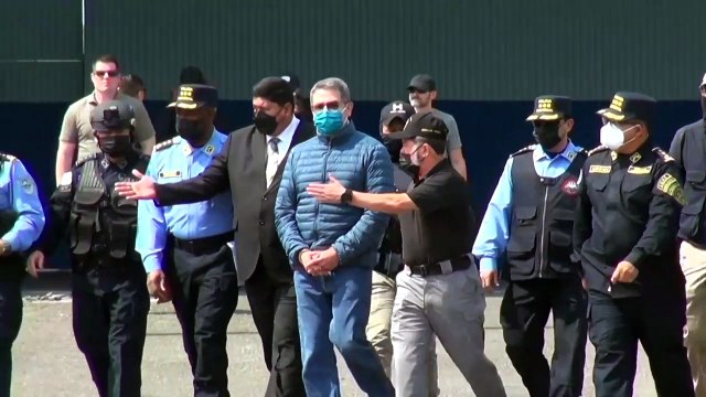 Expresidente de Honduras condenado a 45 años de prisión en EEUU por tráfico de drogas