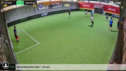 Faute de Kévin Lubat - FC CAZ