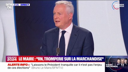 Bruno Le Maire: Il faut "arrêter de promettre la gratuité de tout, pour tous, trop de social tue le social"