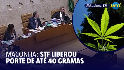 STF define 40g de maconha como limite para caracterizar como usuário