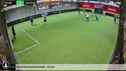 Faute de Colin Giacomini  - FC CAZ