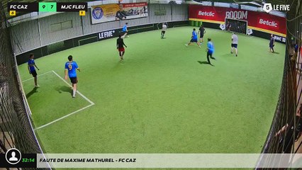 Faute de Maxime Mathurel - FC CAZ