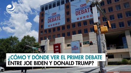 ¿Cómo y dónde ver el primer debate presidencial entre Joe Biden y Donald Trump?