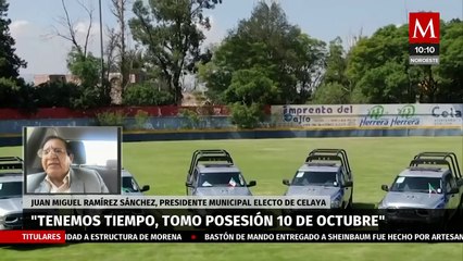 "No confiamos del todo en la policía municipal", dice alcalde electo de Celaya