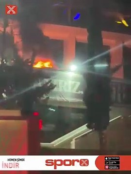 Beşiktaş TÜPRAŞ Stadyumu'nda yangın çıktı