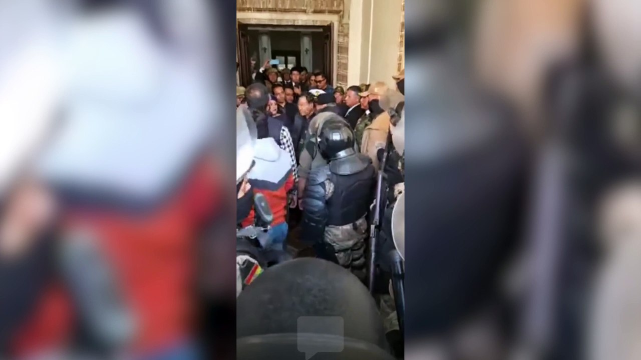 Luis Arce, cara a cara con Juan José Zuñiga