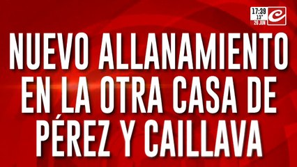 Caso Loan: nuevos allanamiento en la otra casa de Pérez y Caillava