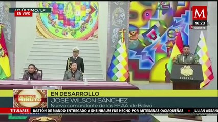 Download Video: Luis Arce nombra a José Wilson Sánchez Velásquez como nuevo comandante de las Fuerzas Armadas