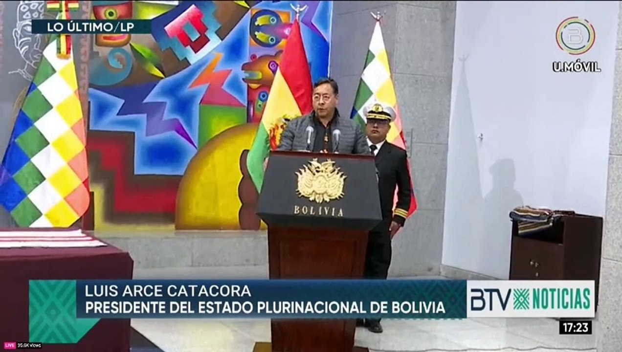 Luis Arce afirma que se hará "respetar la democracia ganada en las urnas"