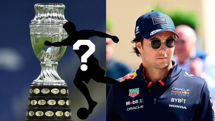 Checo Pérez presume algunos jugadores de la Copa América para su 'dream team'