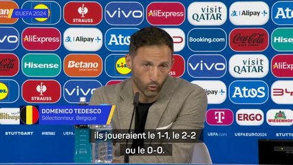 Belgique - Le coup de gueule de Tedesco : "Je n'avais jamais vu ça !"
