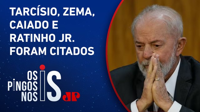 Lula prevê quatro governadores e aliados de Bolsonaro como adversários em 2026