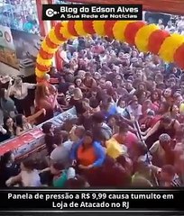 Panela de pressão a R$ 9,99 causa tumulto em Loja de Atacado no RJ