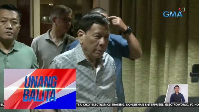Dating Pres. Duterte at Sen. Dela Rosa, hindi dadalo sa imbestigasyon ng Kamara kaugnay sa war on drugs | Unang Balita