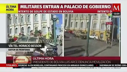 General que encabeza golpe de Estado en Bolivia perdió su cargo esta semana: Horacio Besson