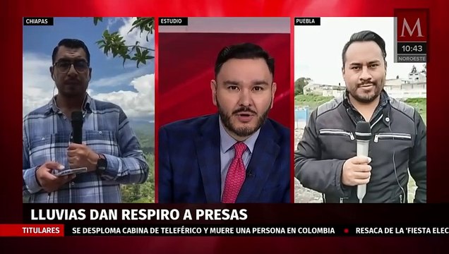 Presas de Puebla comienzan a recuperarse tras lluvias