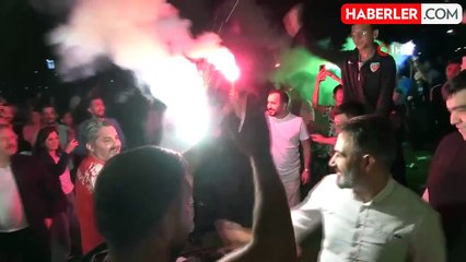 Kayseri'de milli takım coşkusu