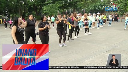 Ilang nag-e-ehersisyo, maagang nagtungo sa Marikina Riverbanks | Unang Balita