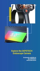 "DEPSTECH Endoscope Camera! 1080P Quality and Double Lens in Action"