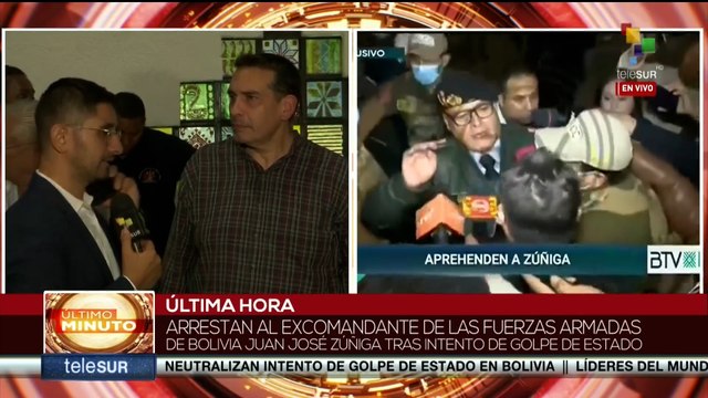 Reacciones internacional ante intento de golpe de Estado en Bolivia