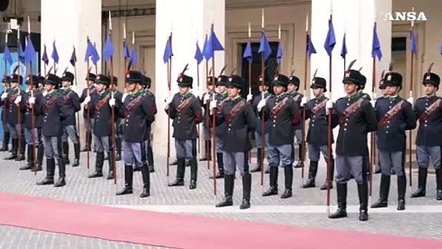 Orban arriva a Palazzo Chigi per un incontro con Meloni