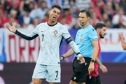 Cristiano Ronaldo sale furioso en la derrota de Portugal contra Georgia