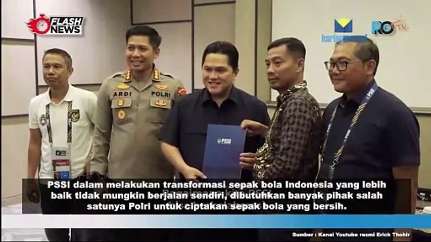 PSSI Berkolaborasi dengan Polri