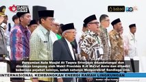 KH Ma’ruf Amin Resmikan Aula Masjid At-Taqwa Sriwijaya, Jakarta yang Juga Dihadiri oleh Sandiaga Uno