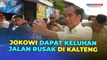 Kunjungi Kalteng, Presiden Jokowi Dapat Keluhan Jalan Rusak karena Kurang APBD
