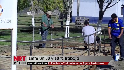 Entre un 50 y 60 % trabaja la Planta de Tratamiento de Aguas Residuales