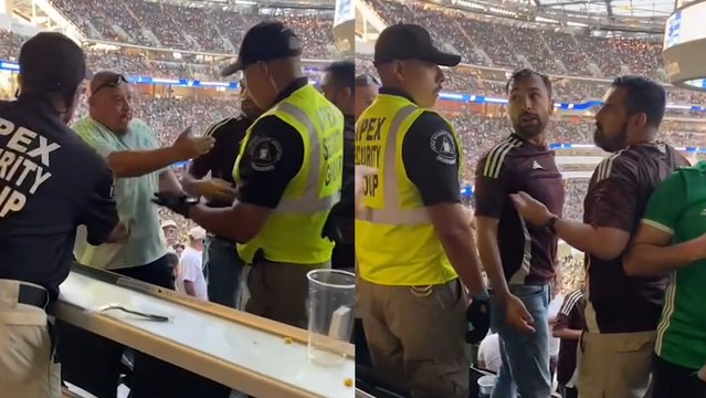 Venezuela 1-0 México: Aficionados mexicanos protagonizan pelea en grada de SoFi Stadium y policía interviene