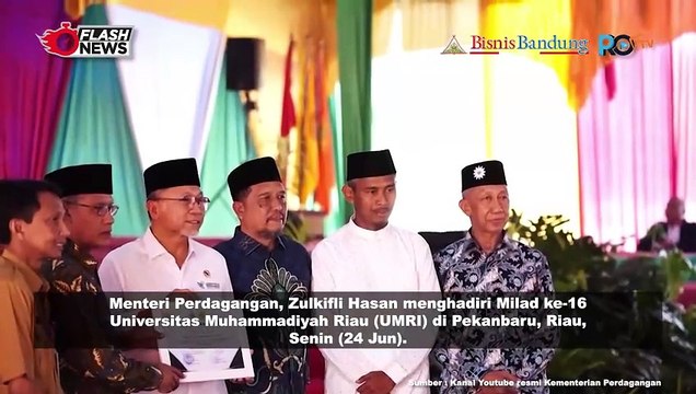 Mendagri Zulkifli Hasan Hadiri Miland ke-16 Universitas Muhammadiyah Riau