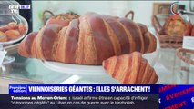 Très populaires sur les réseaux sociaux, les viennoiseries géantes s'arrachent en boutiques