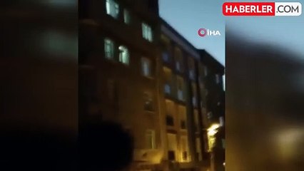 Bahçelievler'deki bina çökmeden önce böyle görüntülendi