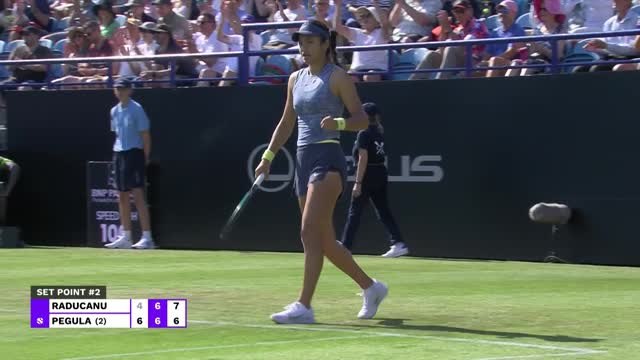 Raducanu secures first top-10 win of her career