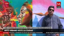 Koka, artista urbano que está llena de colores las calles de la CdMx