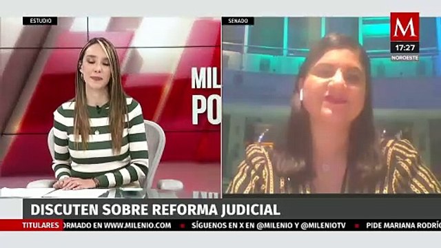 Legisladores de la Comisión Permanente debaten la reforma al Poder Judicial